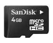 SanDisk paměťová karta 4 GB microSDHC
